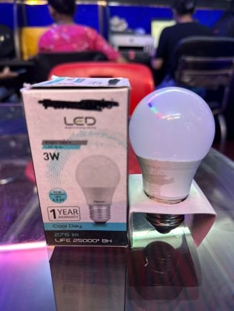 3W LED DRIVER BULB (WHITE)